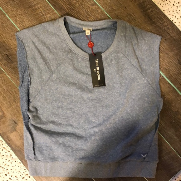 True Religion Crop Split Top - 2019 utility trend - Picture 2 of 6